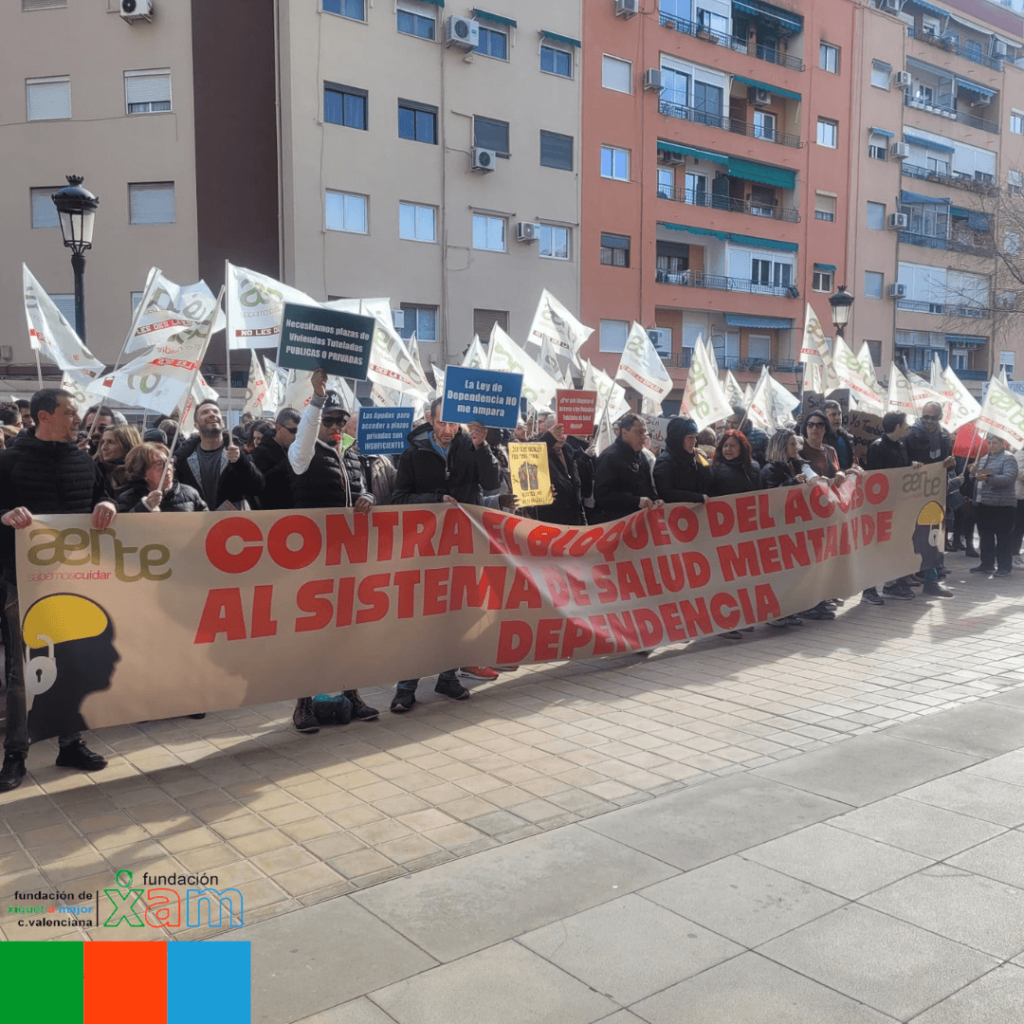 Concentración por los recortes en Salud Mental